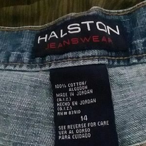 Halston Jean wear